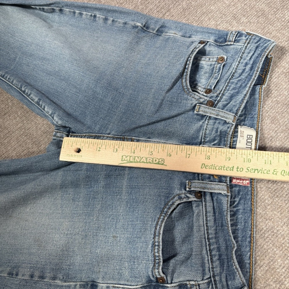 Vintage Levis 515 Jeans Womens 4S Bootcut Light Wash Blue Denim Western Y2K - Picture 14 of 16